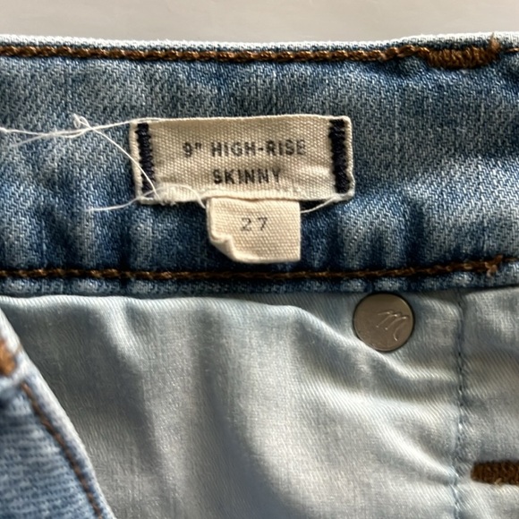 Madewell 9” High Rise Skinny Size 27 - Picture 11 of 16